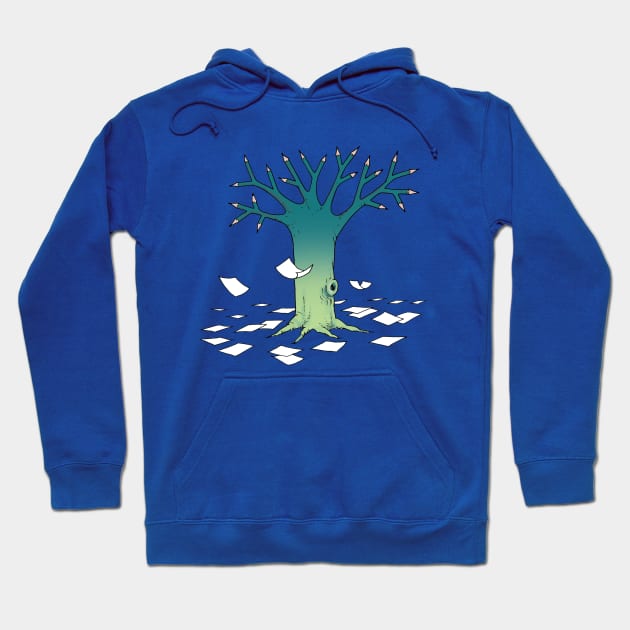 Pencils tree Hoodie by Ivankabral